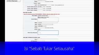 eROSES  Tutorial Modul Pembaharuan Setiausaha [upl. by Kleinstein]