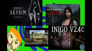 Amazing Follower Tweaks Sofia and Inigo  Mod Spotlight 13  Skyrim Special Edition [upl. by Winnah]