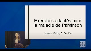 Conférence sur les exercices adaptés  Parkinson Québec [upl. by Placido376]