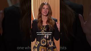 Julia Roberts honors George Clooney  45th Kennedy Center Honors [upl. by Doownil]