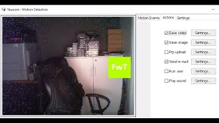 Yawcam Motion Detection [upl. by Lleryt782]