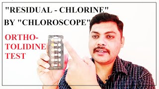 Determination of Residual Chlorine by Orthotolidine test O tolidine solutionResidual chlorine test [upl. by Ayanahs]