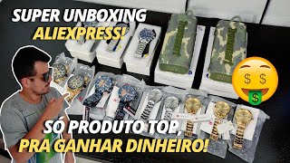 SUPER UNBOXING ALIEXPRESS SÓ PRODUTO TOP PRA GANHAR DINHEIRO [upl. by Aerdnat928]