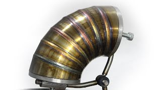 TIG Welding Stainless Fabrication Elbow Fixture Makes it Easier [upl. by Ahseetal865]