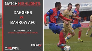 MATCH HIGHLIGHTS Dagenham amp Redbridge vs Barrow AFC [upl. by Fausta]