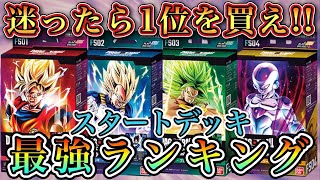 【超必見】スタートデッキ最強ランキング！！【ドラゴンボールスーパーカードゲームフュージョンワールド】 [upl. by Aillimac304]