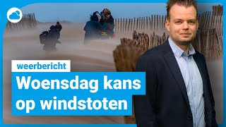 Weerbericht komende dagen nat en onstuimig [upl. by Ahset]