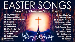 He is Risen ✝️ Best Easter Worship Songs 2024 ✝️ Non Stop Christian Music Playlist Lyrics 114 [upl. by Enimisaj]