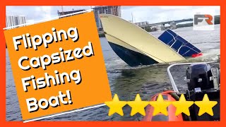 Fast Response Capsized Vessel Recovery  Miami Florida [upl. by Alemahs]