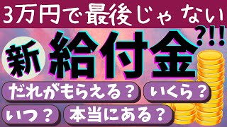 【令和5年10月】住民税非課税世帯にあらたな給付金が？！  いつもらえる？  誰がもらえる？  いくらもらえる？  いつ決まる？など [upl. by Ydur571]