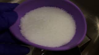 Adding Lye to Water  Demo for Making Cold Process Soap [upl. by Anirdnaxela]