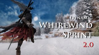 SKYRIM Dynamic Whirlwind Sprint 20 [upl. by Irbmac]