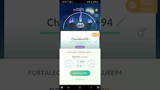 FORTALECENDO CHANDELURE POKEMON GO chandelure pokemongo shorts falconbacon [upl. by Eceirtal733]