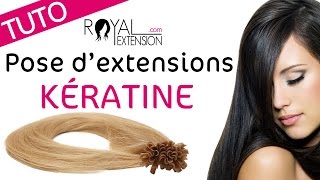 Tuto  Pose dextensions à chaud à la Kératine by Royal Extension [upl. by Sturges827]