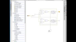 Digital Circuit using ktechlab [upl. by Tennaj]