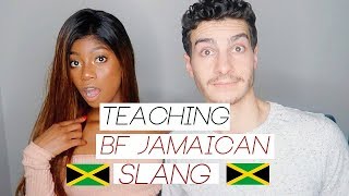 WHITE BOYFRIEND LEARNS JAMAICAN PATOISSLANG  CRINGY [upl. by Lange923]