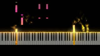 SNES  Chrono Trigger  Johnnys Theme  Piano Tutorial [upl. by Harri]