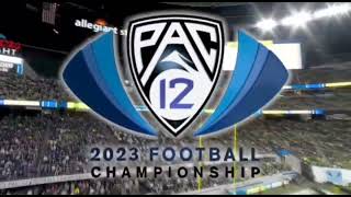 2023 Pac12 Football Championship Oregon Ducks vs Washington Huskies Opening [upl. by Chivers431]