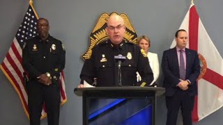 Tampa police Jacksonville sheriff announce 3 arrests in murder of rapper Julio Foolio [upl. by Llorrad]