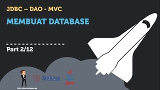 JDBCDAOMVC TAHAP 2  Membuat Database PART 212 [upl. by Odlauso]