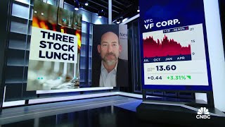 ThreeStock Lunch Goldman Sachs General Motors amp VF Corporation [upl. by Annavahs]