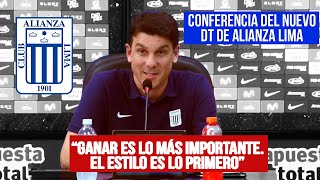 Alianza Lima Mauricio Larriera conferencia de prensa quotGanaremos el Triquot [upl. by Yttak]