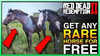 HOW TO GET ANY RDR2 Horse in Red Dead Redemption 2  Red Dead 2 Horses  Red Dead 2 Best Horse [upl. by Holleran]