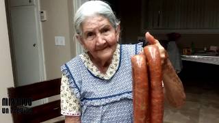 La sra chelita haciendo longaniza con sabor calentano estilo rancho [upl. by Ober394]