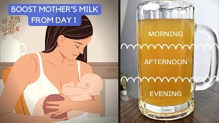 MOTHERS MILK BOOSTER IN 1 DAY  Grandmas recipe  Ayurvedic Lactation drink [upl. by Ylecic]