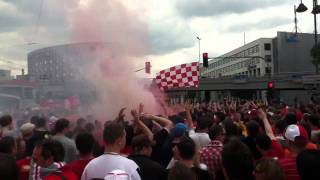 Mainz 05 vs St Pauli  Marsch  Pyrotechnik 140511 [upl. by Vitalis]