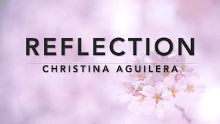 Christina Aguilera  Reflection Mulan KaraokeInstrumental  Lyrics [upl. by Ted359]