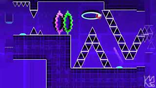 Geometry Dash  StarQuake by MasK463 Medium Demon Complete Live [upl. by Meredeth]