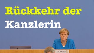 Einmal im Jahr Angela Merkel in der BPK  28 August 2020 [upl. by Pavel]