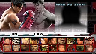 Jin Kazama  Law Power  in TEKKEN 3  Arcade Mode  2024 Gameplay  TN6 Gamer [upl. by Merrell]