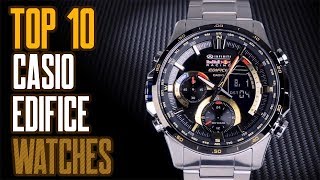 Top 10 Best Casio Edifice Watches 2019 [upl. by Seyah]