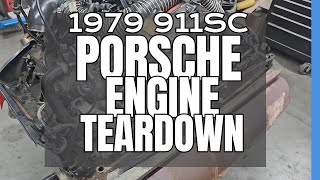 Porsche 1979 911SC Engine Teardown [upl. by Icnan]