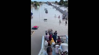 Pray for Maiduguri Watch the moment flood send them parking [upl. by Nivalc]