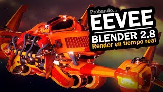 Probando Eevee en Blender 28 [upl. by Odine153]