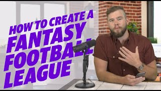 Fantasy Football 101 How to create a league [upl. by Lindsley656]