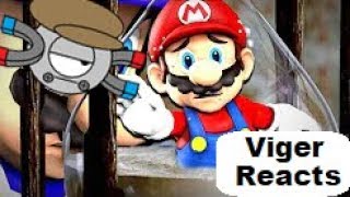 Viger Reacts to SMG4s quotMarios Latequot [upl. by Statis]