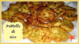 Frittelle di Riso  Come Usare il Riso Avanzato  Il Cibo delle Coccole [upl. by Aysan]