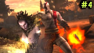 Kratos Killed Thanatos Daughter Erinys  God Of War Ghost of Sparta Gameplay  HARD  PART4 [upl. by Suaeddaht]