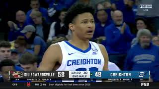 Creighton Mens Basketball Highlights vs SIU Edwardsville  112721 [upl. by Laflam565]