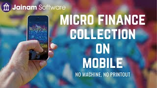 loanofficer moneycollection in microfinance for dailycollection Mobile Field Collection Machine [upl. by Ethelda]