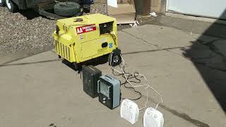 Family and snowblower Update w final update on 5Kw diesel generator [upl. by Etteyafal605]