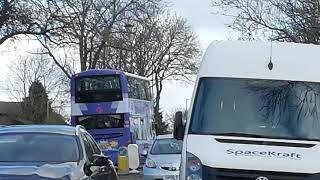 614  Bradford Interchange to Shipley Via Five lane ends [upl. by Eecats]