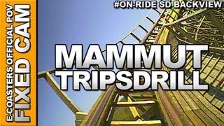 Mammut  Tripsdrill Erlebnispark  OnRide Back View ECAM [upl. by Davey405]