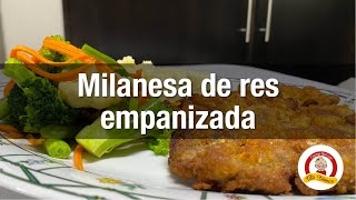 Milanesa de res empanizada [upl. by Main]