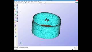 SeaFEM application example Tension Leg Platform TLP structure in irregular waves [upl. by Anirdna701]