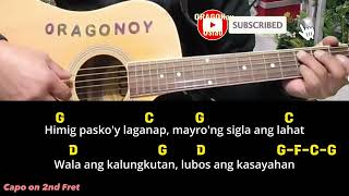 Himig Ng Pasko  with Guitar Chords [upl. by Kauppi]